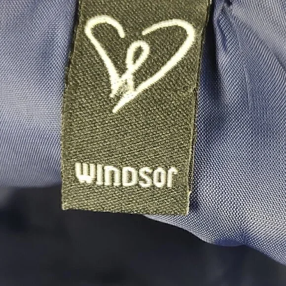 Windsor Wedding, Prom, Formal, Evening, Navy Blue Mini Dress. Size 3/4 - Picture 9 of 11